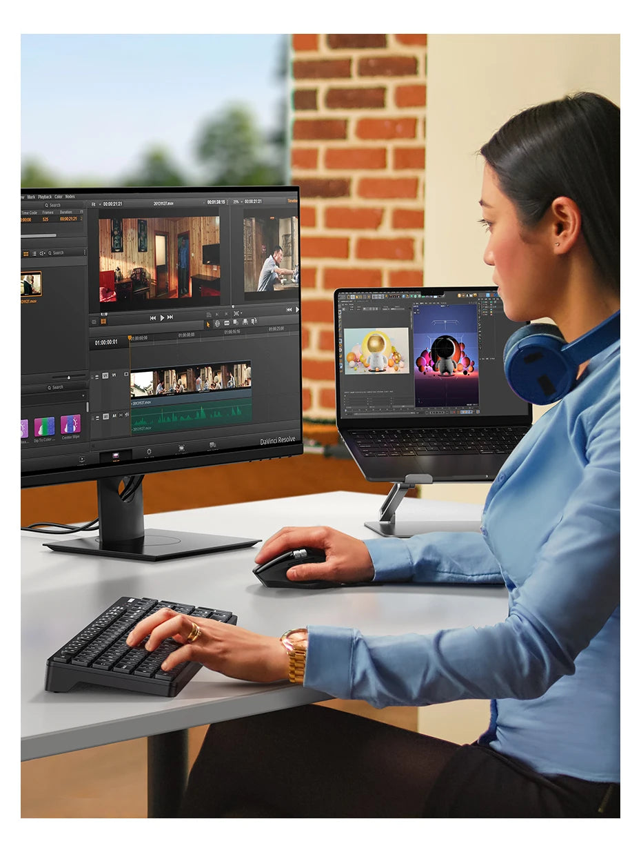 UGREEN  Wireless Mouse Hyper-Fast Scroll Bluetooth 5.4 2.4G Ergonomic 5000DPI for MacBook Tablet Laptops Computer PC Mice