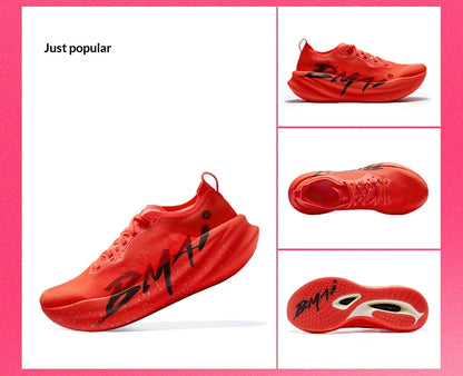 BMAI 42km Marathon Running Shoes Men and Women Luxury Carbon Plate Trainers Cushion Breathable Men's Sports Sneakers