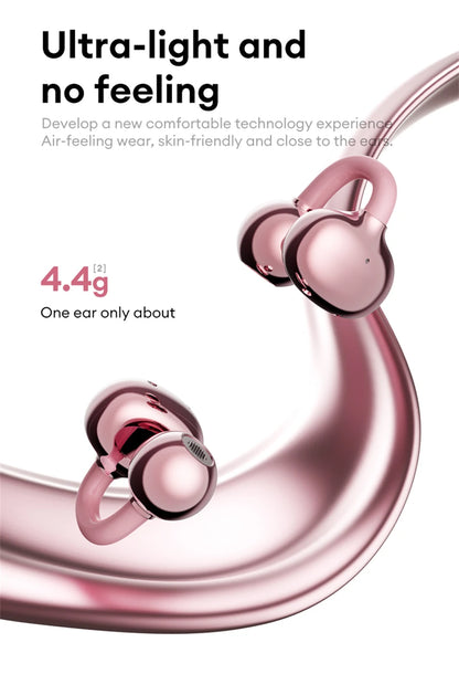 Auriculares Lenovo LE302 inalámbricos Bluetooth 6.0, batería de larga duración, clip deportivo para la oreja, estéreo HIFI con cancelación de ruido