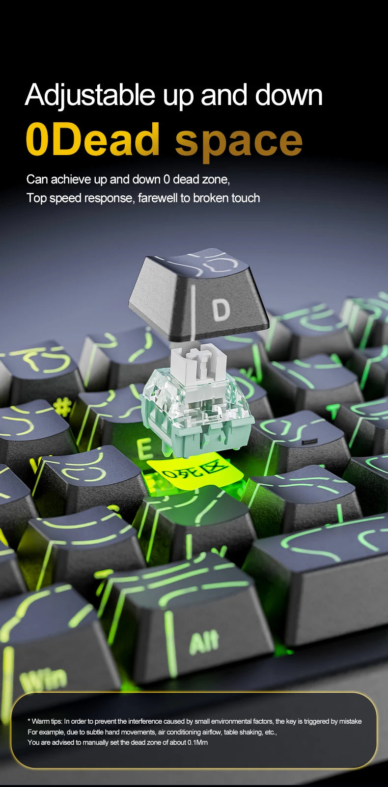 Teclado gaming magnético ATTACK SHARK X68HE X68PRO HE y FREEWOLF F68 con cable F68Pro inalámbrico para gaming profesional, activación rápida de 0.01mm