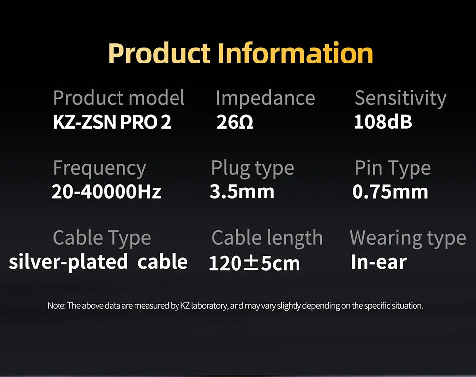 KZ ZSN Pro 2 Hybrid-In-Ear-Kopfhörer mit Kabel – 1BA+1DD HiFi-Bass, geräuschunterdrückende Ohrhörer mit Mikrofon