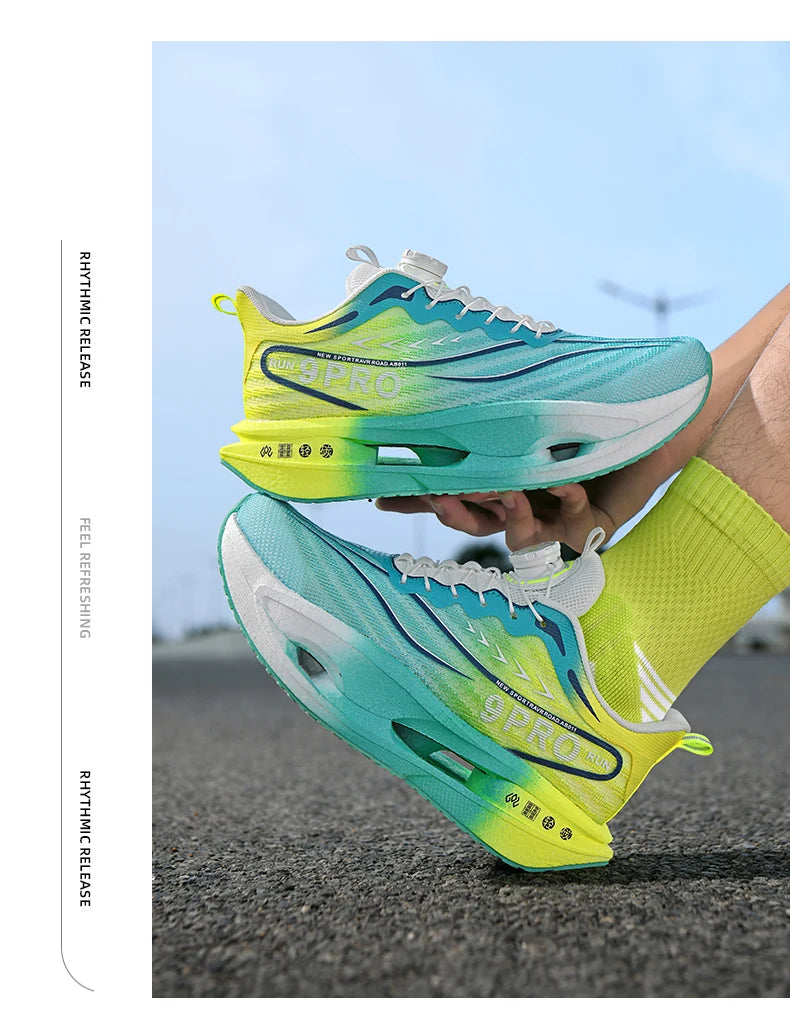 Running Shoes Carbon Board Speciality Marathon Men Sports Breathable Lightweight Women's Comfortable Athletic Nonskid Sneakers