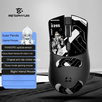 Ratón inalámbrico Metaphyuni Metapanda P1 Pro Max, PAW3395, baja latencia, ligero, para e-sports y gaming, ergonómico, regalo para gamer de PC