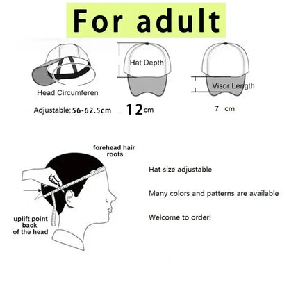Dragons Ball Baseball Cap Anime Children Adult Base Hat Cartoon Summer Breathable Caps Kids Boys Outdoor Casual Sunshade Hats