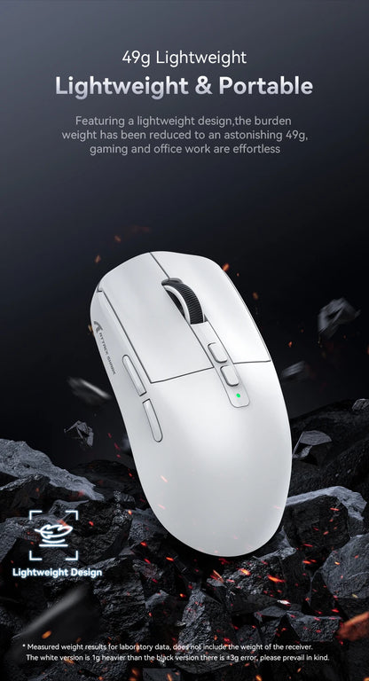 X6 Attack Shark Mouse RGB Touch Magnetic Charging Base Tri-Mode Connection Macro Pro Gaming Mouse