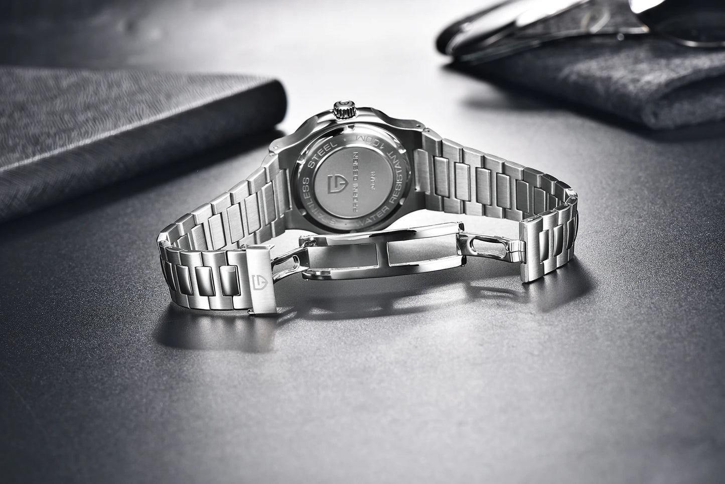 PAGANI DESIGN 2026 Nuovo orologio automatico di lusso da uomo, orologio da polso meccanico in acciaio inossidabile con vetro zaffiro, quadrante tonneau 40MM