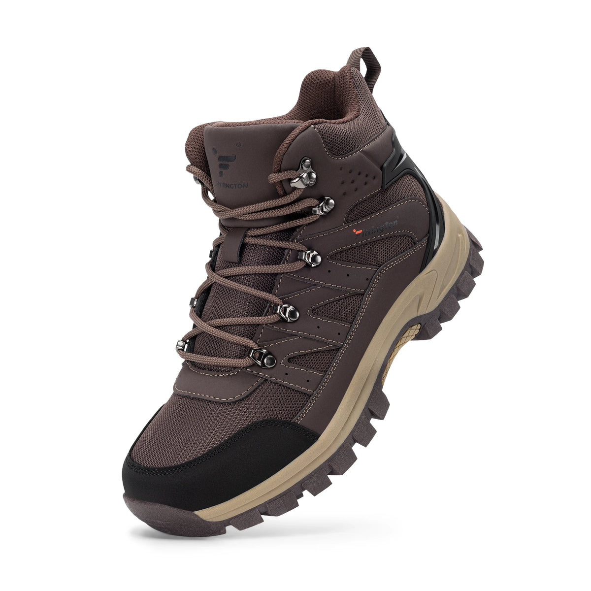 Bottes de randonnée Fittington pour hommes, à bout large, imperméables, montantes, tactiques, militaires, chaussures de trekking pour hommes, antidérapantes pour l'automne.
