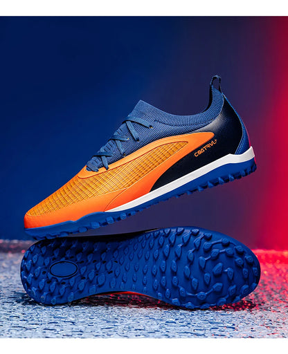 New Men's Football Boots Non-Slip Soccer Shoes Sport Outdoor Cleats Breathable Adult Long Spikes Training Boys Match Comfortable