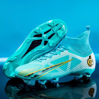Chaussures de football pour hommes, chaussures de football professionnelles originales résistantes, ultralégères, de qualité supérieure, antidérapantes, rapides