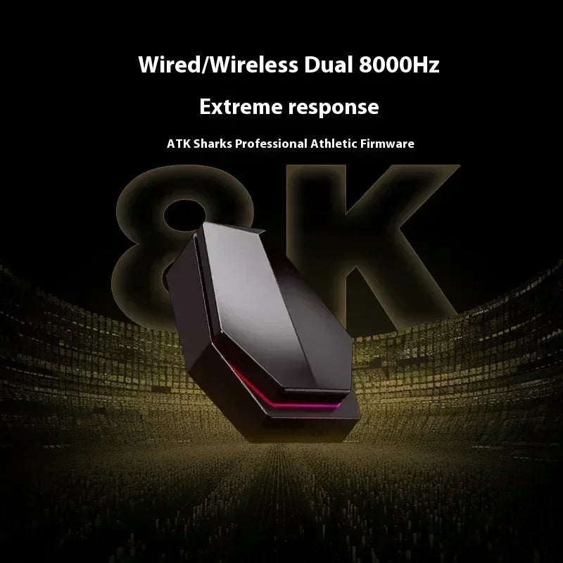 Ratón gaming inalámbrico ATK Blazing Sky X1/X1V2 8K de baja latencia, ligero para FPS, Liekong E-sports, accesorios personalizados para PC