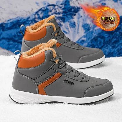 Bottes d'hiver neuves pour hommes et femmes, bottes de neige, bottes d'extérieur, antidérapantes, chaudes, en fourrure, baskets décontractées, bottines grande taille, chaussures de randonnée