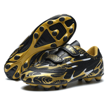 Zapatillas de fútbol infantiles para colegio, botas de fútbol profesionales con tacos para césped, calzado deportivo de entrenamiento para niños, botas de futsal y fútbol outdoor 28-38