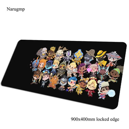 Overwatch podloga za miš, rođendanski računalni podložak 900x400x3mm, velika gaming podloga za miš, poklon, podloga za miš i tipkovnicu za PC gamere