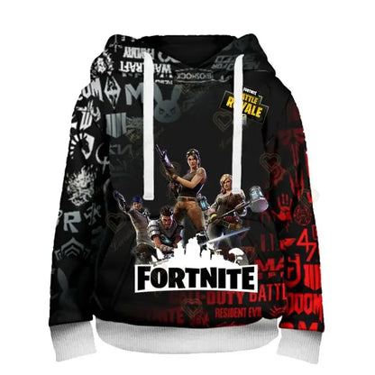 Felpe con cappuccio Fortnite Peely Print New Design, per uomo, donna e bambino, a maniche lunghe, stile casual streetwear