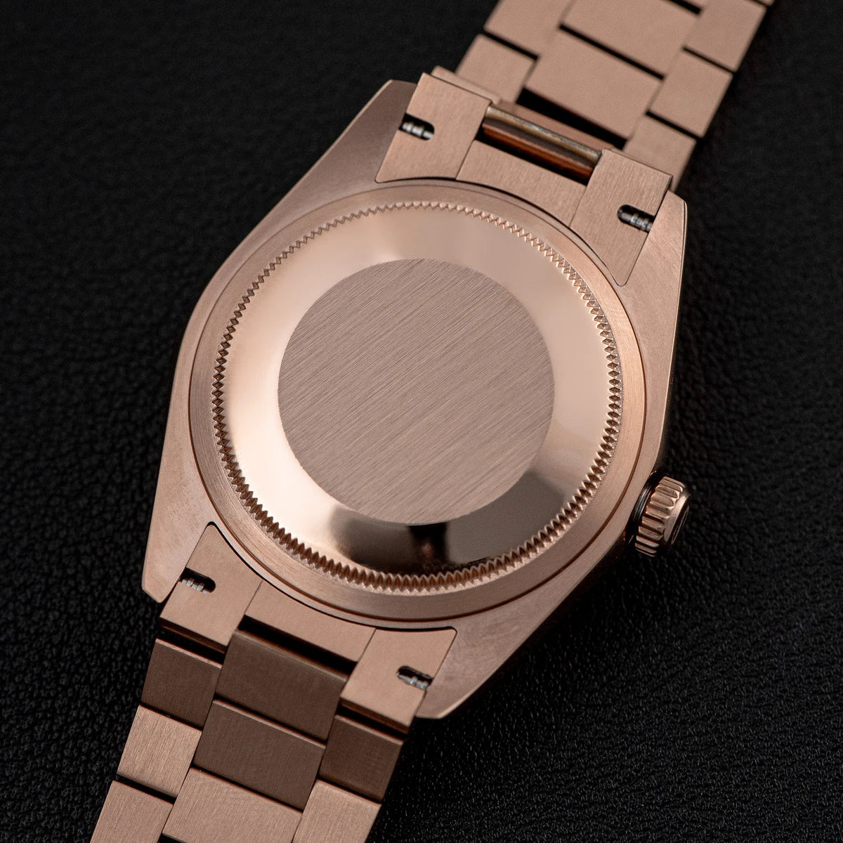 Sugess Watch of Men 36mm Date Automatic Retro Mechanical Wristwatches Sapphire Crystal RoseGold Dandong SL3034 Movement Day New