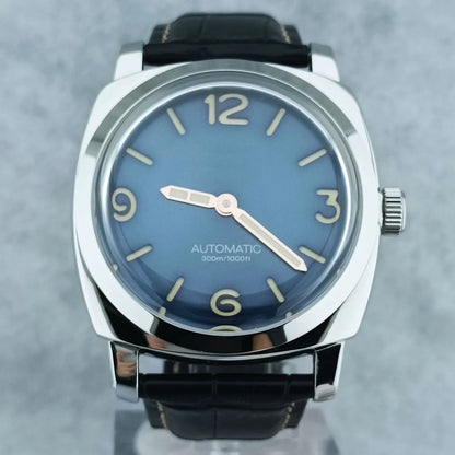 46mm Men's Watch Manual Winding Seagull ST3600 Movement Sapphire Glass Waterproof 316L Stainless Steels Custom Watch