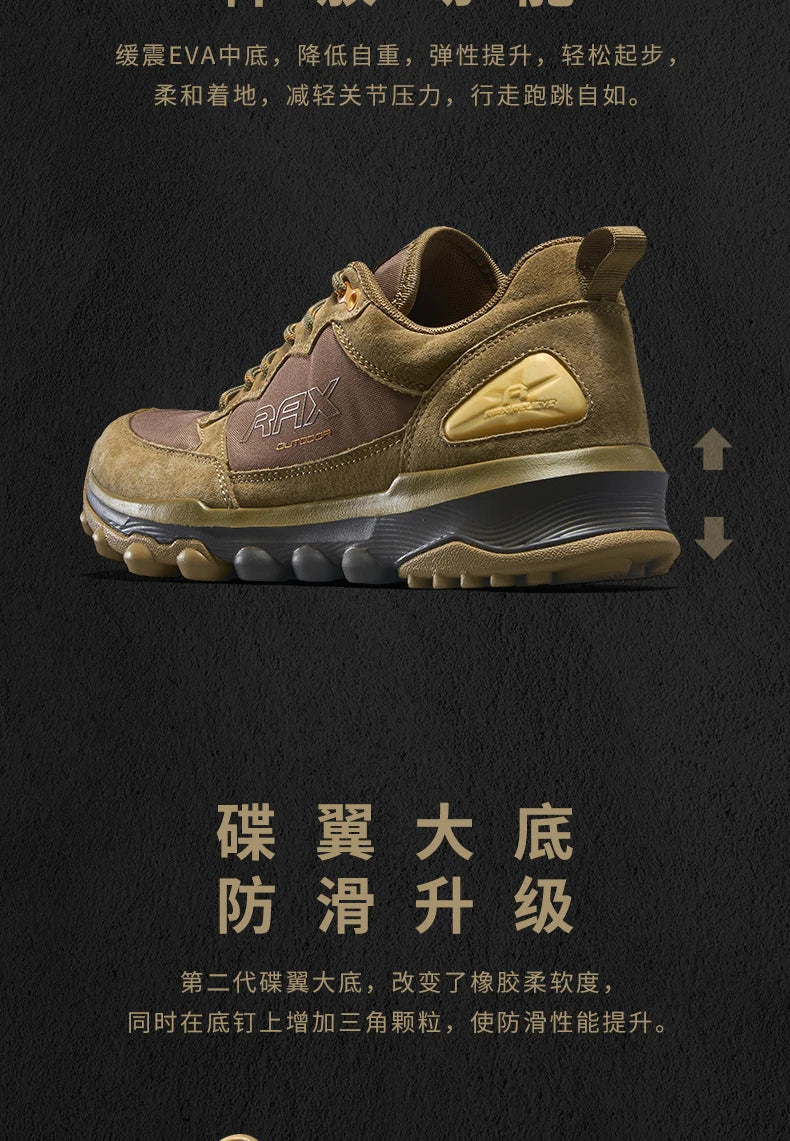 Scarpe da trekking Rax da uomo per outdoor e montagna, antiscivolo, da arrampicata, traspiranti e leggere, scarponcini da trekking sportivi 2023, scarpe casual