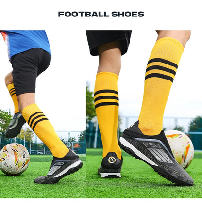 New Men's Football Boots Turf Comfortable Soccer Shoes Sport FG Grass Cleats Futsal Non-Slip Outdoor Adult Ultralight Non-Slip
