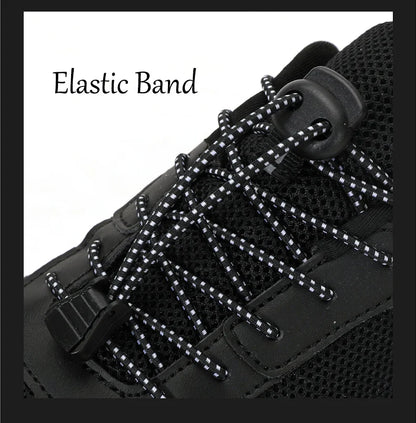 Zapatillas de senderismo para hombre, sin cordones, transpirables, para deportes al aire libre, escalada, trekking y running; antideslizantes, cómodas, calzado informal de jogging para hombre