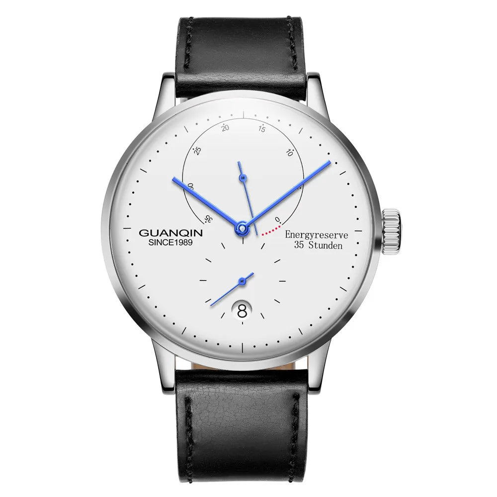 GUANQIN Mechanical Business Watch Men Luxury Brand Luminous Stainless Steel Strap Wrist Mens Automatic Watches Clock relogio BYR