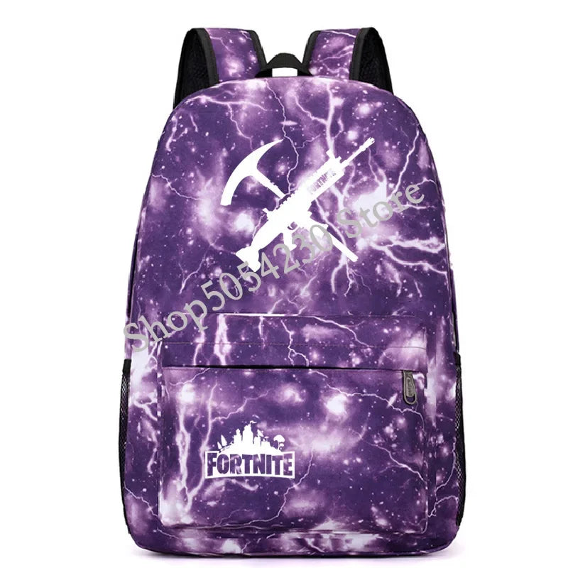 Fortnite Children's Backpack Large Capacity Bolsa Escolar High Quality Waterproof Men Women Victory Game Stationary Kid Rucksack