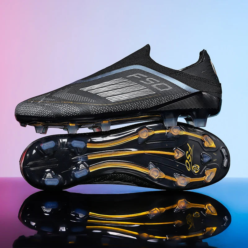 New Men Football Boots ComfortableSoccer Shoes Match Training Boys Non Slip Long Spikes Breathable Adult Cleats Outdoor Sport