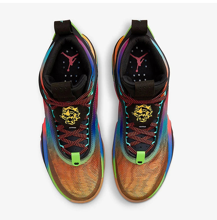 Nike Authentic Jordan Unisex Rainbow Mid-Top - Scarpe da basket resistenti DN4200-064