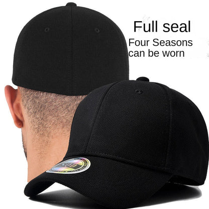 Custom Logo Fully Enclosed Hat Men's Fashion Spring and Summer Post-sealing Baseball Cap Women's Outdoor Sunshade Hip-hop Hats