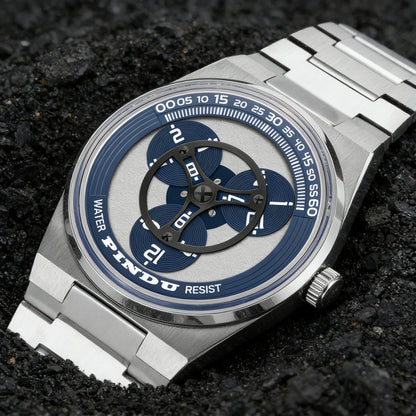 PINDU Design New stainless steel Mechanical Watch Men TOP-Luxury Sapphire Mirror Miyota 8215 Movement Waterproof Automatic Watch