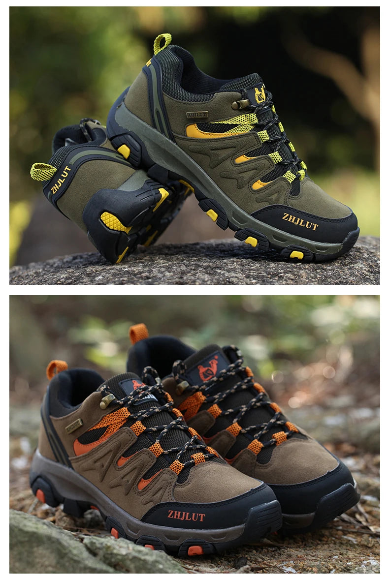Bottes de randonnée pro-montagne pour sports de plein air, chaussures de trekking pour hommes et femmes, chaussures de marche résistantes à l'usure, chaussures d'escalade d'été