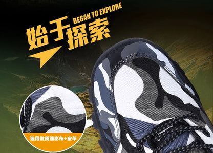 Casual Shoes Men Summer Outdoor Sneakers Women’s Footwear Trainer Waterproof Camouflage Army Shoe Male Military Shoes Tennis Jeans