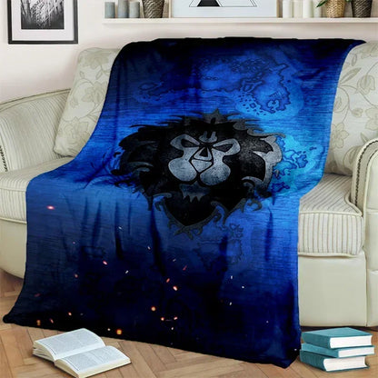 WOW Game World of Warcraft Gamer HD Blanket,Soft Throw Blanket for Home Bedroom Bed Sofa Picnic Travel Office Cover Blanket Kids