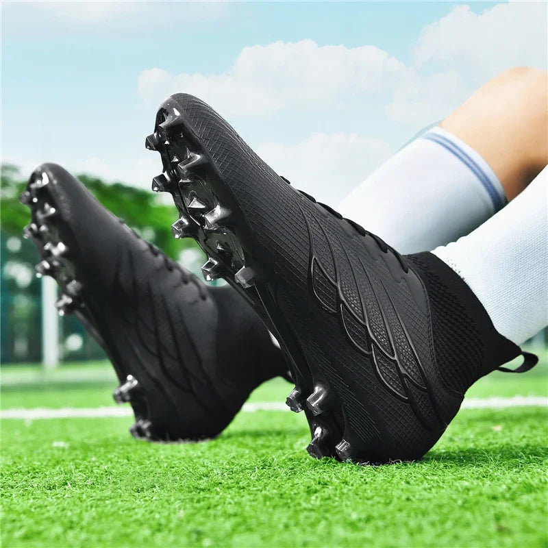 2026 New Superfly FG Football Boots Outdoor Soccer Cleat Black Shoes Soft Sport Professional Shoes Breathable Comfortable Boots