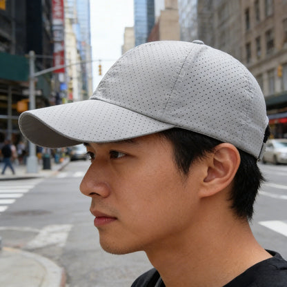 Casquette pour homme printemps-été, couleur unie, en maille ; casquette de baseball pour femme, automne, édition coréenne ; casquette anti-UV, en maille respirante, à visière
