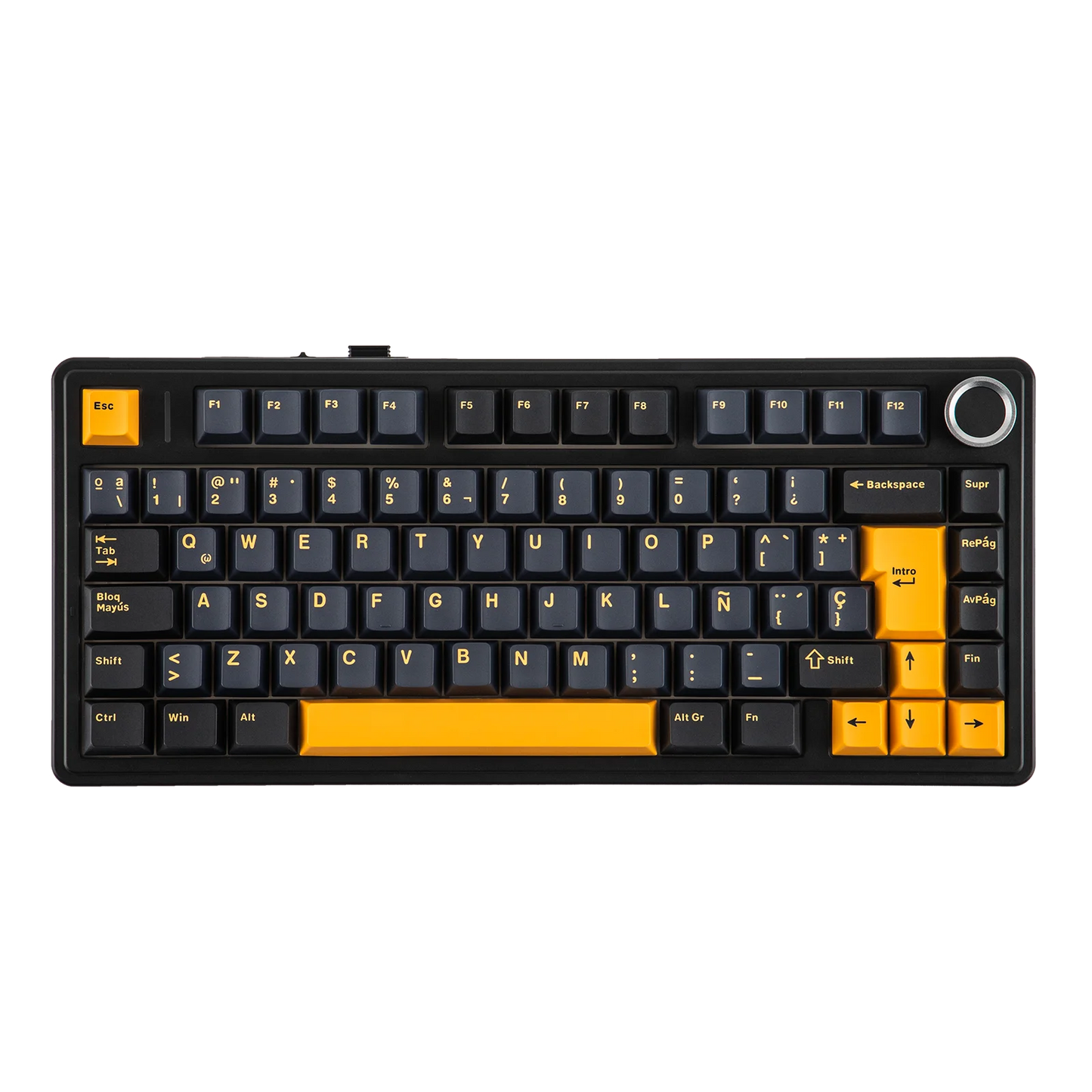 EPOMAKER AULA F75 ISO-ES 75% spagnola QWERTY Hot-Swap, tastiera meccanica da gaming cablata/Bluetooth/wireless 2.4GHz con montaggio gasket e retroilluminazione RGB