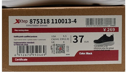 XTEP Running Shoes For Women 2025 Summer New Elastic Comfortable Wear-Resistant Training Professional Sports Shoes 875318110013