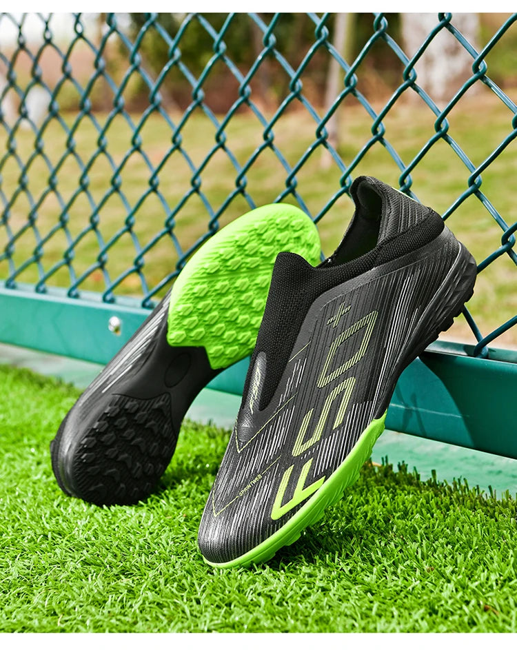 Nuevas botas de fútbol para hombre, tacos para césped, futsal, cómodas, ultraligeras, FG, antideslizantes, para interior y adultos