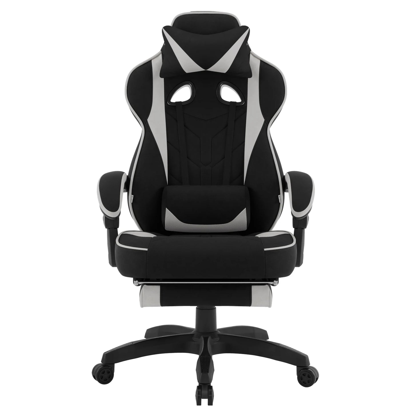 WOLTU Ergonomic Gamer Computer Chair Executive Office Chair Breathable Gaming Chair with Lumbar Cushion Headrest Footrest
