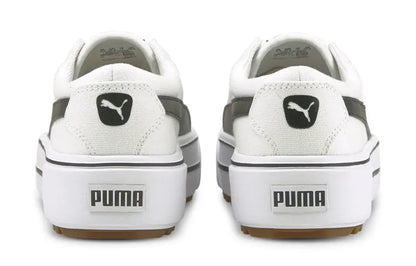Baskets Puma Kaia Platform, modèle blanc et noir, 383804-01.