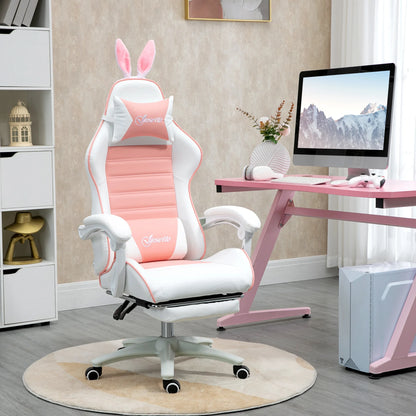 Chair Vinsetto gaming armchair gamer armchair ergonomic desk with lower back, adjustable height, tilt back