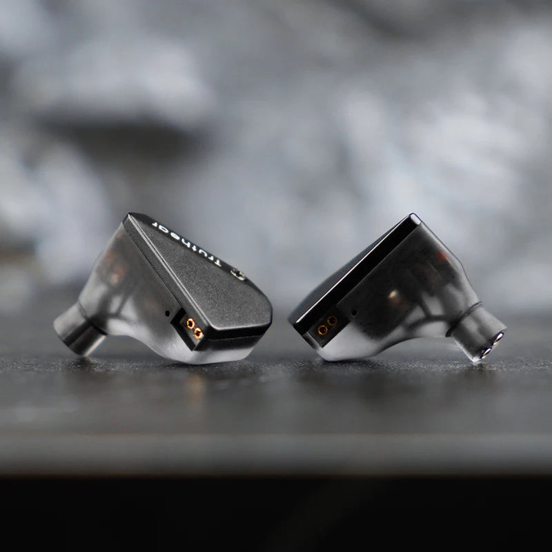 Auricolari cablati ibridi Truthear HEXA 1DD+3BA – Monitor in-ear IEM ad alta fedeltà con cavo placcato argento 0.78 2Pin