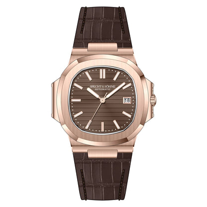 Specht&Sohne 2025 Nuevo reloj clásico de lujo para hombre, reloj automático para hombre en acero inoxidable con zafiro, 8215 reloj de pulsera mecánico