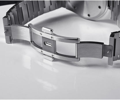 San Martin Reloj clásico para hombre 40mm Miyota 9015 reloj de vestir de lujo automático mecánico con pulsera de liberación rápida SN0023