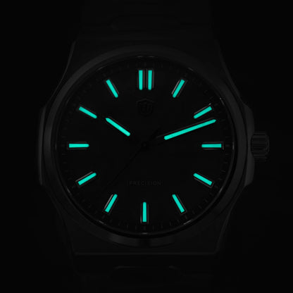 Watchdives WD0016 Super Black Men's Watch Ultra Light-Absorbing Dial VH31/VH60 Sweep Second Quartz Movement Stainless Steel Watch