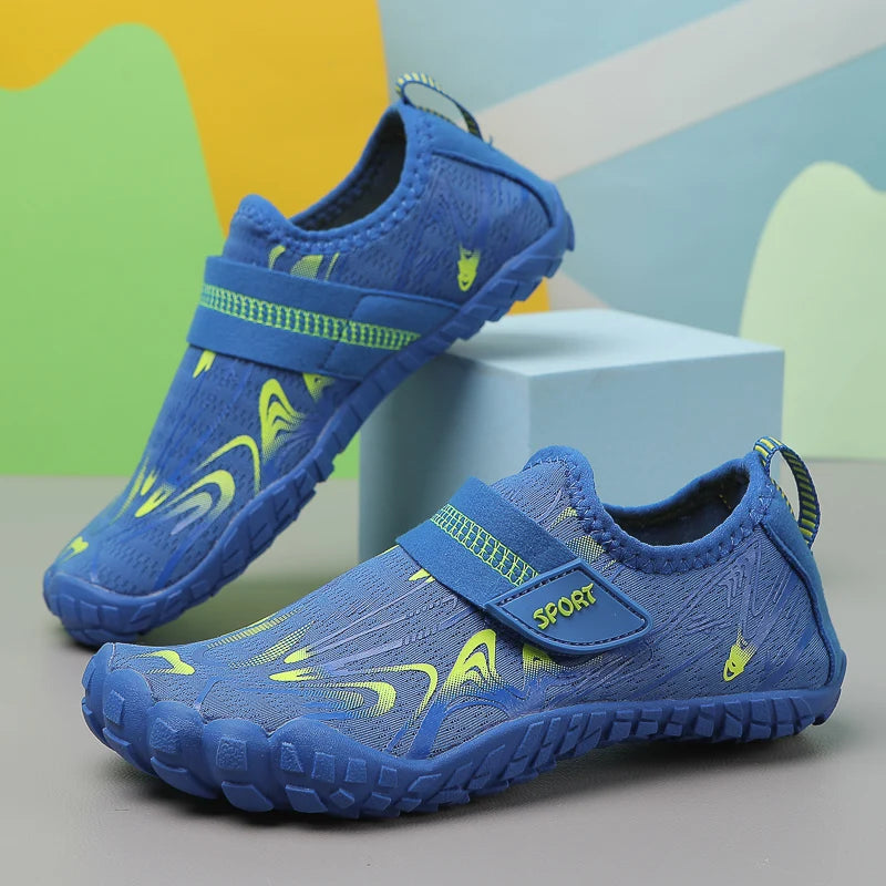 Nuevos zapatos de playa y buceo rápido para niños y niñas Qianjiang, zapatos de natación, calzado para fitness en interiores y zapatos de baño 29-38#
