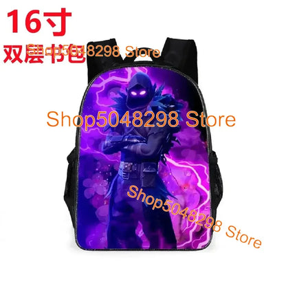 Estuche grande de lona kawaii para lápices, estuche para bolígrafos para niños y niñas, estampado Fortnite, material escolar, papelería para adolescentes, regalo de cumpleaños