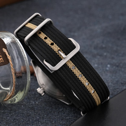 Militado ML08 Vintage Black Watch VH31 Sweep Quartz Wristwatch Ar Sapphire Crystal Luminous C3 BGW9 100 Waterproof Watches Man