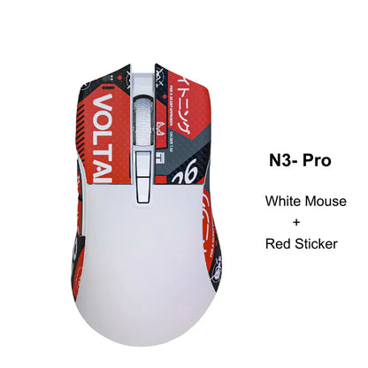 MOTOSPEED Darmoshark N3 Pro Wireless Gaming Mouse, Tri-Mode Bluetooth Gaming Mouse with PAW3395 Sensor, 8K Polling Rate, 26,000 DPI, Rechargeable Ergonomic Gaming Mouse