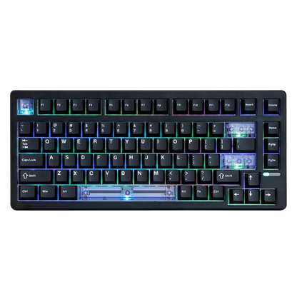 Teclado mecánico magnético EPOMAKER HE80 75% con distribución US QWERTY, hot-swap, gasket creamy, cableado, efecto Hall, DKS SOCD para PC/Mac