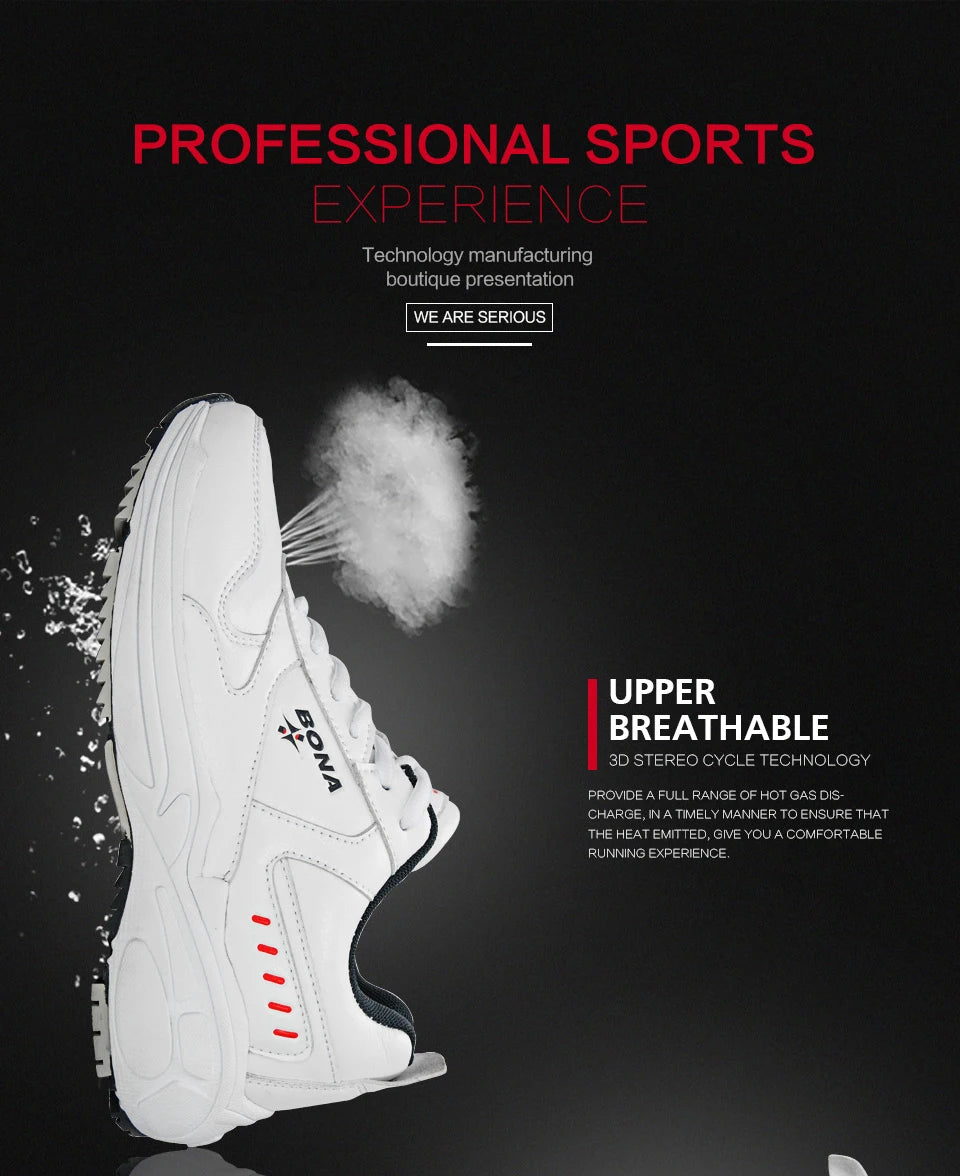 BONA  New Designers Classics Sneakers Running Shoes Women Outdoor Sports Shoes Comfortable Running Shoes Ladies Walking Shoe